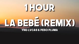 Yng Lvcas & Peso Pluma - La Bebe Remix [1 Hour] (Letra/Lyrics)@pesopluma_oficial @Yng_lvcas