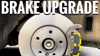 MINI COOPER S F56 FRONT BRAKE UPGRADE (EBC YELLOW STUFF)