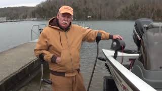 How to launch a boat by yourself (in winter) with a Dakota Boat Retriever