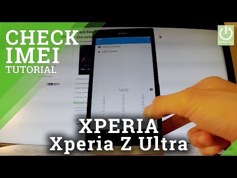 Check IMEI in SONY Xperia Z Ultra - IMEI Information Check IMEI in SONY Xperia Z Ultra - IMEI Information