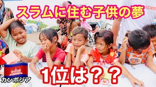 【あなたの夢なんですか？】スラムに住む子ども達の夢1位は〇〇！初めてのスイカ割り体験！スイカは早いもの勝ちじゃないよ♬【屋台学校】