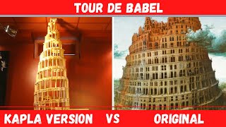 Construction de Tour de Babel en Kapla