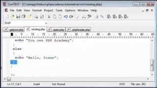 Common Errors while Programming ( in PHP ) - Part 2 [English]