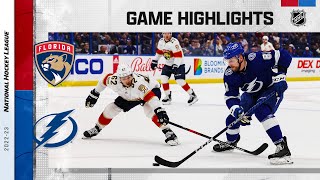 Panthers @ Lightning 2/28 | NHL Highlights 2023