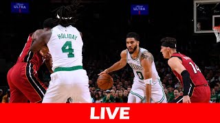 NBA LIVE GAME 1 CELTICS VS HEAT 2024 NBA PLAYOFFS FIRST ROUND EASTERN CONFERENCE