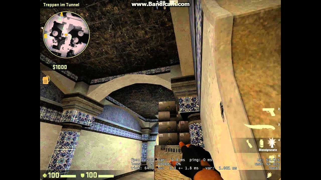 CS:GO - Dust 2 Popflash - Lower B-tunnels For Short-A - YouTube