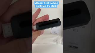 Review Mecool KD3 Google TV Stick #mecool #shorts