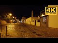 Night walk in Praia da Luz, Portugal - (4K) HDR