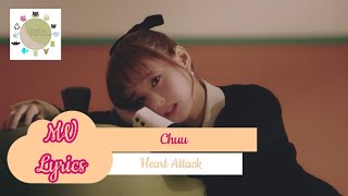 [LYRICS] 이달의 소녀/츄 (LOOΠΔ/Chuu) - Heart Attack MV (with INDO sub)