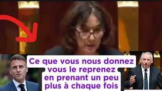 Vous reprenez plus à chaque fois Soumya Bourouaha discours 4e Motion de Censure LFI contre BAYROU