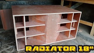 HOW TO BUILD BOX RADIATOR 18 INCH