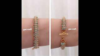 KRİSTALLİ BİLEKLİK YAPIMI CRYSTAL BRACELET MAKING