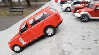 Dlan Playing Sliding Cars with many Kids Cars Video for Kids