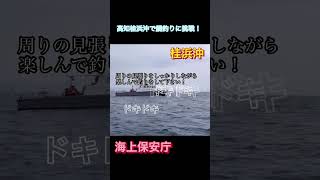 海上保安庁　何故かドキドキ#shorts #釣り#高知#桂浜沖#鯛釣り