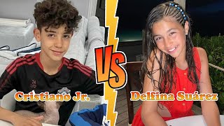 Cristiano Ronaldo Jr. (CR7's Son) VS Delfina Suárez (Luis Suárez's Daughter) Transformation ★ 2023