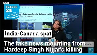 India-Canada diplomatic row: Fake news surges after killing of Sikh leader • FRANCE 24 English