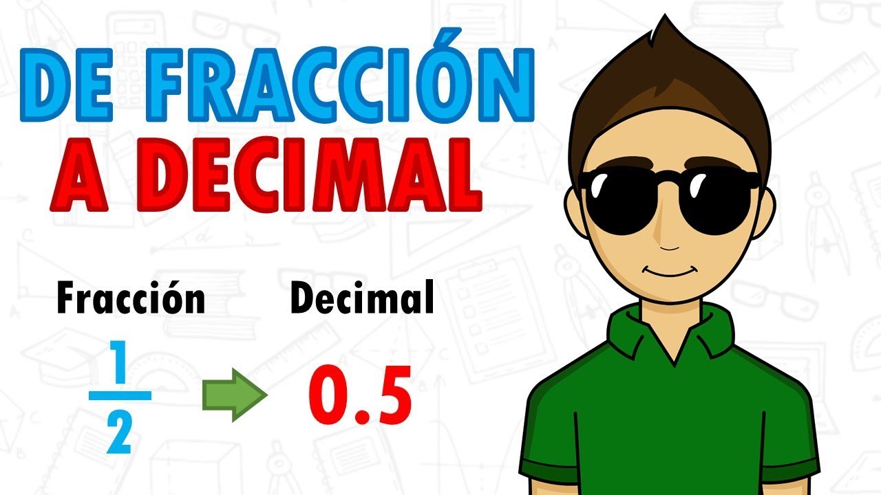 CONVERTIR FRACCION A DECIMAL Super Facil - Para Principiantes - YouTube