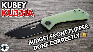 Kubey KU331 Front Flipper Folding Knife - Overview and Review