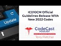 ICD10CM Official Guidelines Release With New 2022 Codes