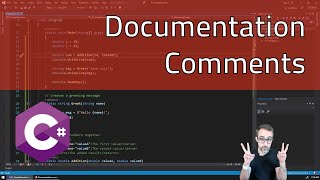 8.3 Document Comments - Learning C#