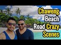 [Thailand VLOG-2] Koh Samui, Thailand - Heavy Rain - Food - Chaweng Beach in Urdu/Hindi