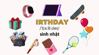 GET READY FOR STARTERS (VOCABULARY) - UNIT 14: HAPPY BIRTHDAY!