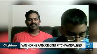 Montreal cricket pitch vandalized