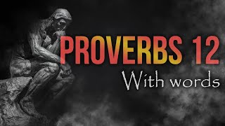 The book of Proverbs chapter 12 KJV | Audio Bible reading