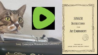 Singer Instructions for Art Embroidery || Episode 2|| Caturday || Stitch \u0026 B*