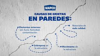 Causas de grietas en las paredes. - Mapco Materiales