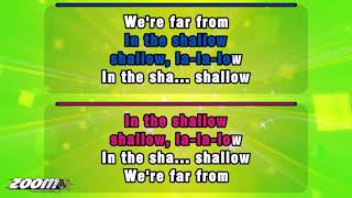 Lady Gaga and Bradley Cooper - Shallow - Karaoke Version from Zoom Karaoke