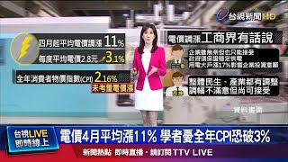 93%住宅凍漲 陳建仁談電價:顧民生也顧產業