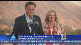 Mitt Romney Wins Republican Primary For Utah Senate