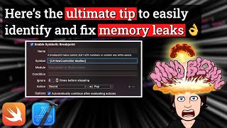 Here's the ULTIMATE tip to find memory leaks in Xcode!