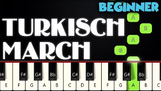 Turkish March - Mozart  Beginner Piano Tutorial  Sheet Music By Betacustic