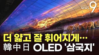 어느 제품이 더 얇고 잘 휘어지나…OLED TV시장 '춘추전국시대'