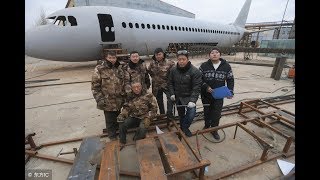 辽宁农民带领5人，花270万造“空客A320”，1比1比例复刻梦想！