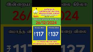 26.12.2024 கன்னியாகுமரி மாவட்ட பிராய்லர் கறிக்கோழி விலை