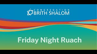 Friday, November 22, 2024 Friday Night Ruach