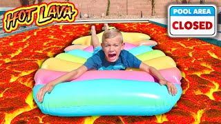 My Pool Is LaVa Games In Tannerites SwiMMinG PooL!