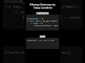 Beginner😅 vs Pro😎: Filter Dicts! 🧹📖 #python #programming #coding #shorts #trending #youtube #tips