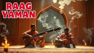 Raag Yaman | Ustad Shahid Parvez \u0026 Ojas Adhiya | Music of India | Soulful Indian Classical Music #ai