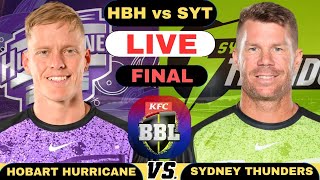 Live Hobart Hurricanes vs Sydney Thunder T20 Match | HBH vs SYT Live score and Commentary 2024