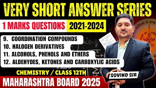 CHAPTERS - 9, 10, 11 \u0026 12 | Very Short Answer Series | 1MARKS QUES. | MAHARASHTRA BOARD 2025 |#live