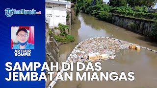 Sungai Jadi Tempat Sampah di Manado, Sulut, Kubus Penahan di Jembatan Miangas Penuh