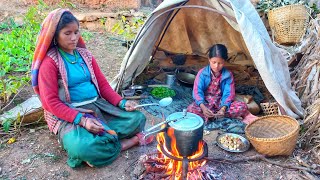 organic Nepali Himalayal Village Food Cooking ||Nepali village kitchen ||Pure Nepali kitchen🇳🇵