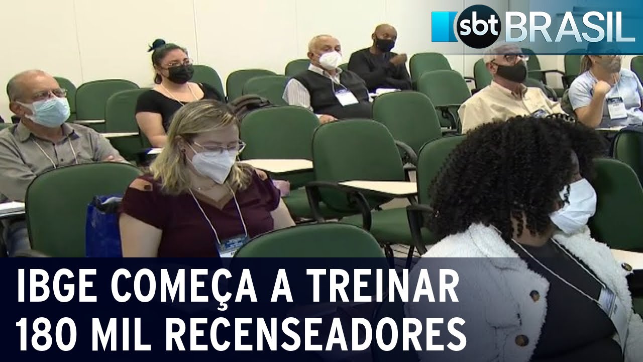 Censo 2022: IBGE Começa A Treinar 180 Mil Recenseadores | SBT Brasil ...