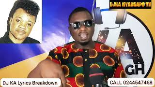 Daddy Lumba’s “S3 Emere No Be Soa” Breakdown With Dj KA, Everyone Must Listen hmmmm