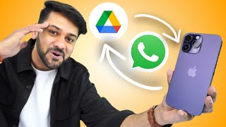 WhatsApp Backup Android to iPhone | Google Drive to iPhone 2024 #tenorshare#icarefonetransfer