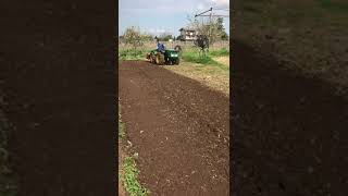 fresatura al terreno dell'orto di casa